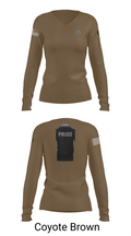 Nashville Police Department 22695418 Women's Long Sleeve V-neck Shirt - 16