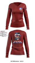 Agif 18486866 Women's Long Sleeve V-neck Shirt - 1