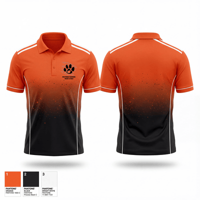 Westwood Panthers Track & Field 87849557 Short Sleeve Performance Polo - 21