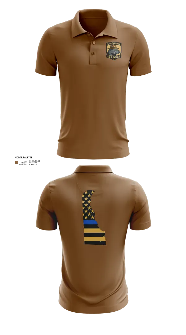 Short Sleeve Performance Polo, C-Squad, Police, Teamtime, Team time, sublimation, custom sports apparel, team uniforms, spirit wear, spiritwear, sports uniforms, custom shirts, team store, custom team store, fundraiser sports, apparel fundraiser