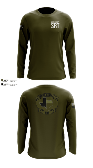 Long Sleeve Performance Shirt, WARD COUNTY SRT, Police, Teamtime, Team time, sublimation, custom sports apparel, team uniforms, spirit wear, spiritwear, sports uniforms, custom shirts, team store, custom team store, fundraiser sports, apparel fundraiser