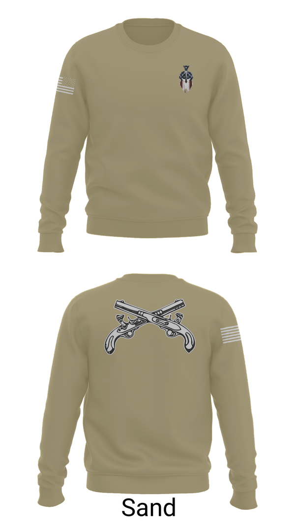 Crew Neck Sweatshirt, 712th MP Co, , Teamtime, Team time, sublimation, custom sports apparel, team uniforms, spirit wear, spiritwear, sports uniforms, custom shirts, team store, custom team store, fundraiser sports, apparel fundraiser