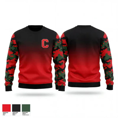 Central High School Tennis 66120617 Crew Neck Sweatshirt - 1