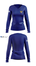 GA-956 32268022 Women's Long Sleeve V-neck Shirt - 100