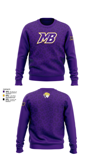 Crew Neck Sweatshirt, Mo Better Jaguars, Track & Field, Teamtime, Team time, sublimation, custom sports apparel, team uniforms, spirit wear, spiritwear, sports uniforms, custom shirts, team store, custom team store, fundraiser sports, apparel fundraiser
