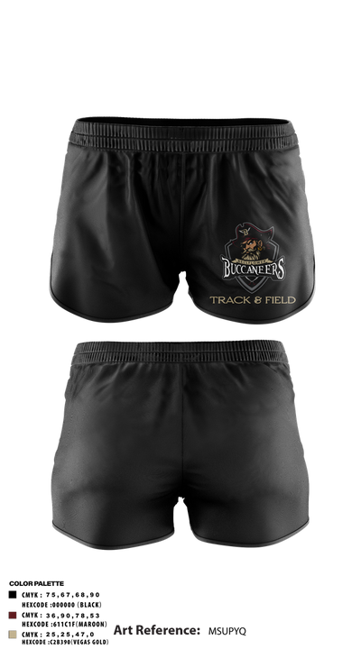 Bellflower high school Track & Field 82786723 Track Shorts - 3