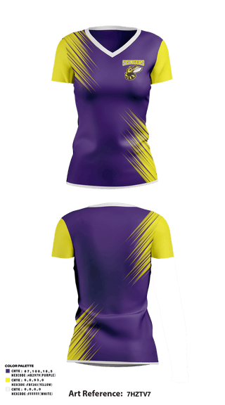Womens Short Sleeve Vneck Shirt, Stingers, Softball, Teamtime, Team time, sublimation, custom sports apparel, team uniforms, spirit wear, spiritwear, sports uniforms, custom shirts, team store, custom team store, fundraiser sports, apparel fundraiser