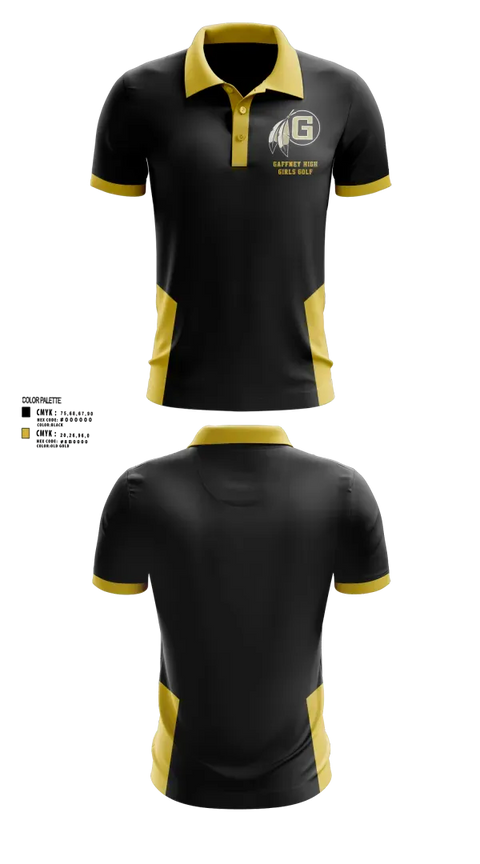 Short Sleeve Performance Polo, Gaffney High School Golf, Golf, Teamtime, Team time, sublimation, custom sports apparel, team uniforms, spirit wear, spiritwear, sports uniforms, custom shirts, team store, custom team store, fundraiser sports, apparel fundraiser