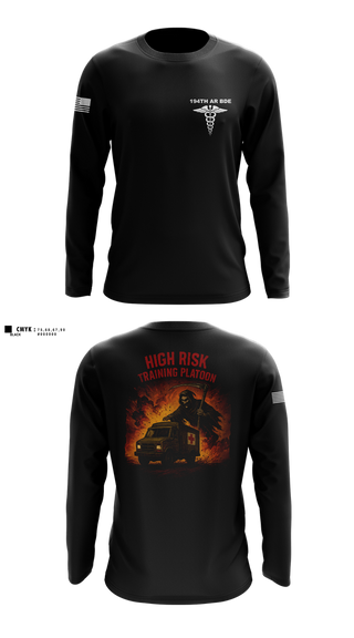 Long Sleeve Performance Shirt, 194th AR BDE HRT Medics, Army, Teamtime, Team time, sublimation, custom sports apparel, team uniforms, spirit wear, spiritwear, sports uniforms, custom shirts, team store, custom team store, fundraiser sports, apparel fundraiser