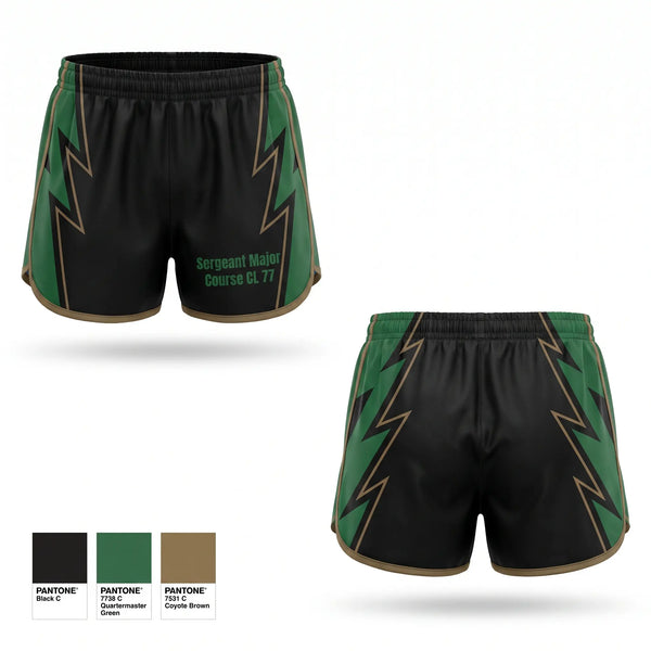 Womens Shorts, Sergeant Major Course CL 77, , Teamtime, Team time, sublimation, custom sports apparel, team uniforms, spirit wear, spiritwear, sports uniforms, custom shirts, team store, custom team store, fundraiser sports, apparel fundraiser