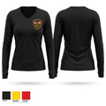 Constable Volunteer Firemen INC. Women's Long Sleeve V-neck Shirt - 1