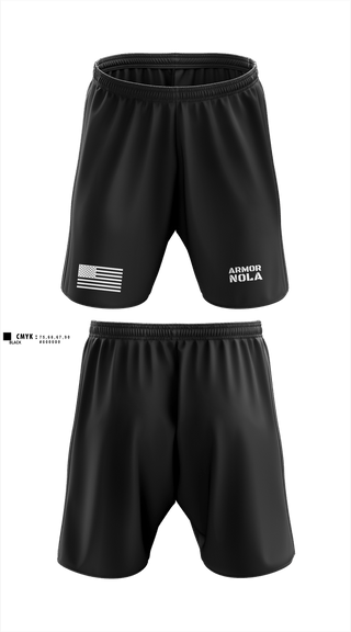 Athletic Shorts With Pockets, Armor Nola, Police, Teamtime, Team time, sublimation, custom sports apparel, team uniforms, spirit wear, spiritwear, sports uniforms, custom shirts, team store, custom team store, fundraiser sports, apparel fundraiser