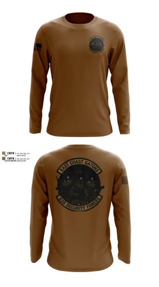 Long Sleeve Performance Shirt, 628 Security Forces, Air Force, Teamtime, Team time, sublimation, custom sports apparel, team uniforms, spirit wear, spiritwear, sports uniforms, custom shirts, team store, custom team store, fundraiser sports, apparel fundraiser