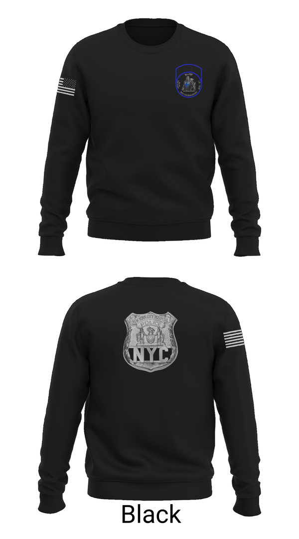 Crew Neck Sweatshirt, NYHP - NYCs Courageous, Police, Teamtime, Team time, sublimation, custom sports apparel, team uniforms, spirit wear, spiritwear, sports uniforms, custom shirts, team store, custom team store, fundraiser sports, apparel fundraiser