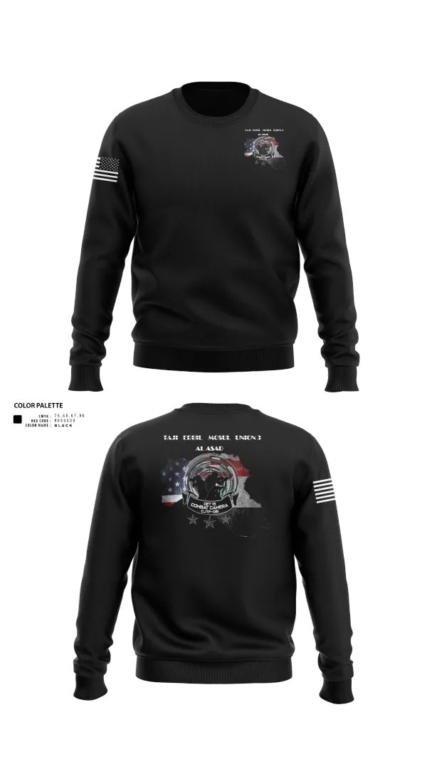 Crew Neck Sweatshirt, 982nd Combat Camera Co., , Teamtime, Team time, sublimation, custom sports apparel, team uniforms, spirit wear, spiritwear, sports uniforms, custom shirts, team store, custom team store, fundraiser sports, apparel fundraiser