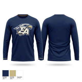 Long Sleeve Performance Shirt, Everett Alvarez Eagles, Women's Basketball, Teamtime, Team time, sublimation, custom sports apparel, team uniforms, spirit wear, spiritwear, sports uniforms, custom shirts, team store, custom team store, fundraiser sports, apparel fundraiser