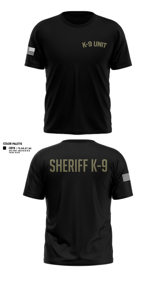 Short Sleeve Performance Shirt, Williamson County K-9 Unit, Police, Teamtime, Team time, sublimation, custom sports apparel, team uniforms, spirit wear, spiritwear, sports uniforms, custom shirts, team store, custom team store, fundraiser sports, apparel fundraiser