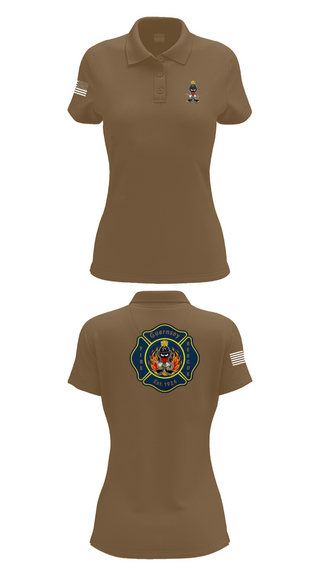 Womens Short Sleeve Performance Polo, Guernsey Fire & Rescue, , Teamtime, Team time, sublimation, custom sports apparel, team uniforms, spirit wear, spiritwear, sports uniforms, custom shirts, team store, custom team store, fundraiser sports, apparel fundraiser