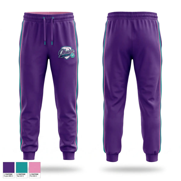 Sweatpants, Ohana, Softball, Teamtime, Team time, sublimation, custom sports apparel, team uniforms, spirit wear, spiritwear, sports uniforms, custom shirts, team store, custom team store, fundraiser sports, apparel fundraiser