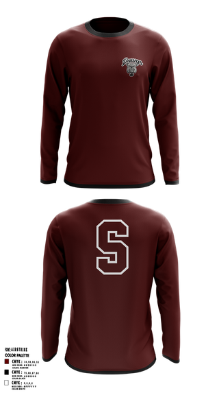 Long Sleeve Performance Shirt, Sobrato HS Bulldogs, , Teamtime, Team time, sublimation, custom sports apparel, team uniforms, spirit wear, spiritwear, sports uniforms, custom shirts, team store, custom team store, fundraiser sports, apparel fundraiser