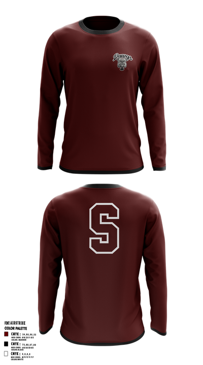 Sobrato HS Bulldogs 65561027 Long Sleeve Performance Shirt 2