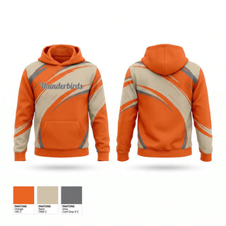 Hoodie, Thunderbirds, Baseball, Teamtime, Team time, sublimation, custom sports apparel, team uniforms, spirit wear, spiritwear, sports uniforms, custom shirts, team store, custom team store, fundraiser sports, apparel fundraiser