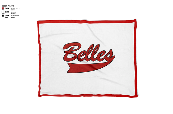 Blanket, Bluegrass Lightning Belles, Softball, Teamtime, Team time, sublimation, custom sports apparel, team uniforms, spirit wear, spiritwear, sports uniforms, custom shirts, team store, custom team store, fundraiser sports, apparel fundraiser