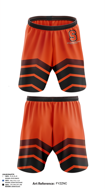 Strasburg-Franklin Volleyball 61197463 Athletic Shorts With Pockets - 1