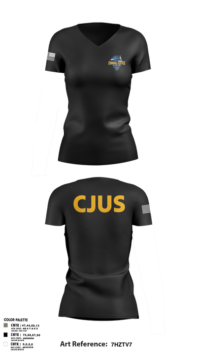 CJUS 53397177 Women's Short Sleeve V-neck Shirt - 3