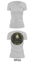 Combat Systems Technical Schools Command 87926164 Women's Short Sleeve V-neck Shirt - 12