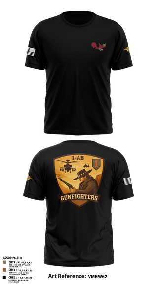 Old School Cotton Feel Shirt, 1-1 Attack Battalion, HHC, S2, Army, Teamtime, Team time, sublimation, custom sports apparel, team uniforms, spirit wear, spiritwear, sports uniforms, custom shirts, team store, custom team store, fundraiser sports, apparel fundraiser