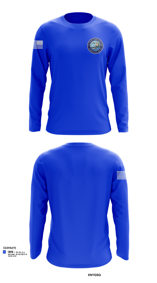 Long Sleeve Performance Shirt, Tarrytown Flotilla 014-06-06, Coast Guard, Teamtime, Team time, sublimation, custom sports apparel, team uniforms, spirit wear, spiritwear, sports uniforms, custom shirts, team store, custom team store, fundraiser sports, apparel fundraiser