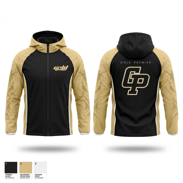 Windbreaker, Gold Premier, Softball, Teamtime, Team time, sublimation, custom sports apparel, team uniforms, spirit wear, spiritwear, sports uniforms, custom shirts, team store, custom team store, fundraiser sports, apparel fundraiser