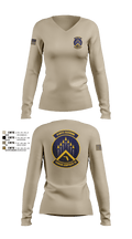 SER-FL-355 TAMIAMI COMPOSITE SQUADRON 96021662 Women's Long Sleeve V-neck Shirt - 6