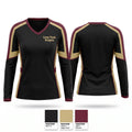 Lone Peak Knights Women's Long Sleeve V-neck Shirt - 1