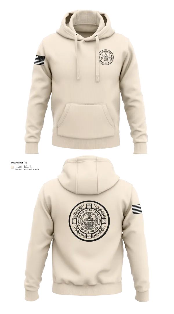 Hoodie, PA S.I.T.E. STATE AGENTS PRIVATE POLICE, , Teamtime, Team time, sublimation, custom sports apparel, team uniforms, spirit wear, spiritwear, sports uniforms, custom shirts, team store, custom team store, fundraiser sports, apparel fundraiser