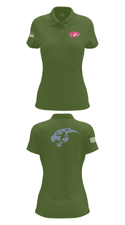 Mesa View Wrestling 61558339 Women's Short Sleeve Performance Polo  - 22