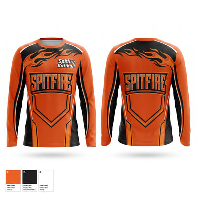 Spitfire Softball Long Sleeve Performance Shirt 1