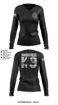 Swatara K9 68594895 Women's Long Sleeve V-neck Shirt - 6
