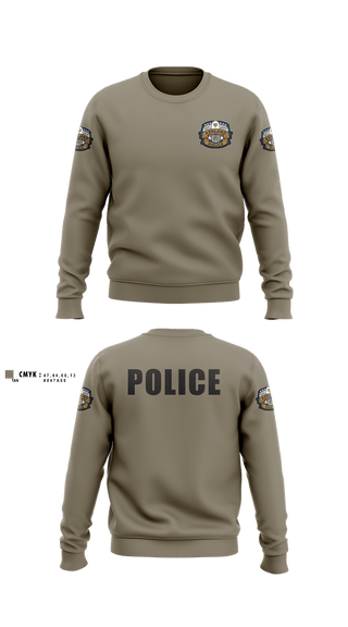 Crew Neck Sweatshirt, Ashland PD, Police, Teamtime, Team time, sublimation, custom sports apparel, team uniforms, spirit wear, spiritwear, sports uniforms, custom shirts, team store, custom team store, fundraiser sports, apparel fundraiser