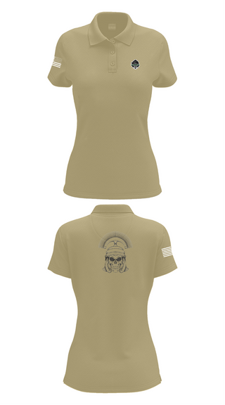 Womens Short Sleeve Performance Polo, C-CO 1-145th AR, , Teamtime, Team time, sublimation, custom sports apparel, team uniforms, spirit wear, spiritwear, sports uniforms, custom shirts, team store, custom team store, fundraiser sports, apparel fundraiser
