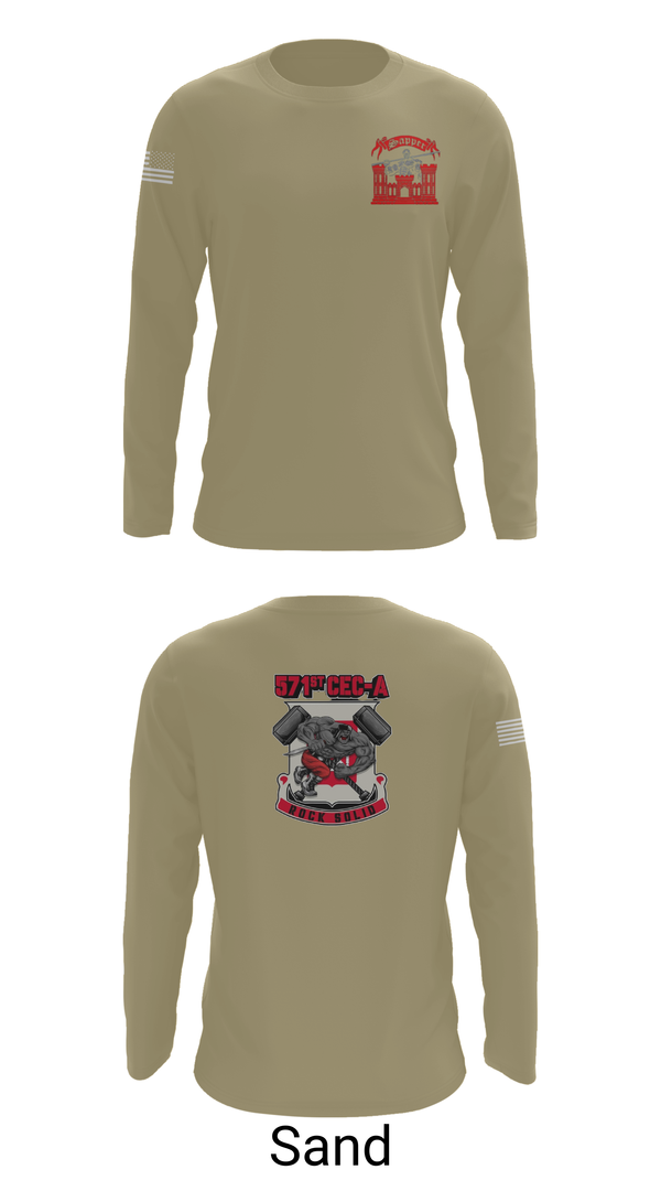 Long Sleeve Performance Shirt, 571st CEC-A, , Teamtime, Team time, sublimation, custom sports apparel, team uniforms, spirit wear, spiritwear, sports uniforms, custom shirts, team store, custom team store, fundraiser sports, apparel fundraiser