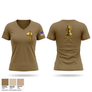Womens Short Sleeve Vneck Shirt, ACJ2X, Army, Teamtime, Team time, sublimation, custom sports apparel, team uniforms, spirit wear, spiritwear, sports uniforms, custom shirts, team store, custom team store, fundraiser sports, apparel fundraiser