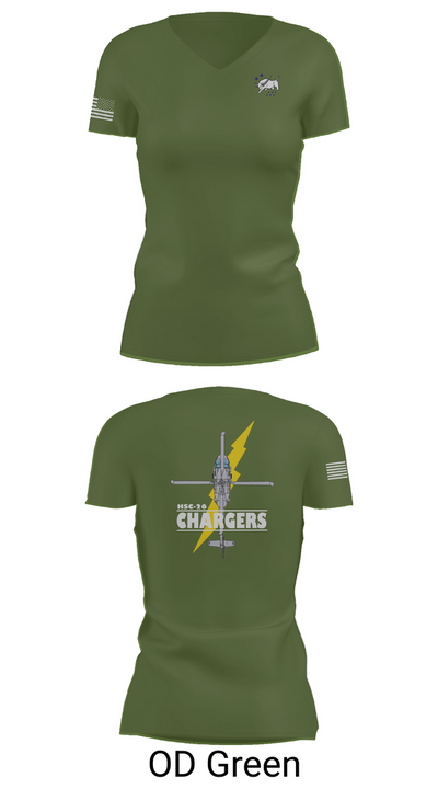 HSC-26 77266694 Women's Short Sleeve V-neck Shirt - 46