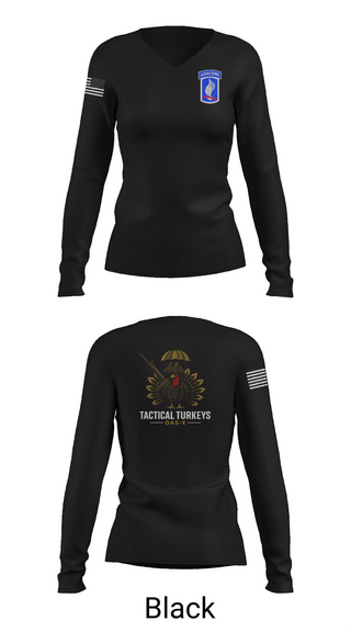 Womens Long Sleeve Vneck Shirt, OAS-X, Army, Teamtime, Team time, sublimation, custom sports apparel, team uniforms, spirit wear, spiritwear, sports uniforms, custom shirts, team store, custom team store, fundraiser sports, apparel fundraiser
