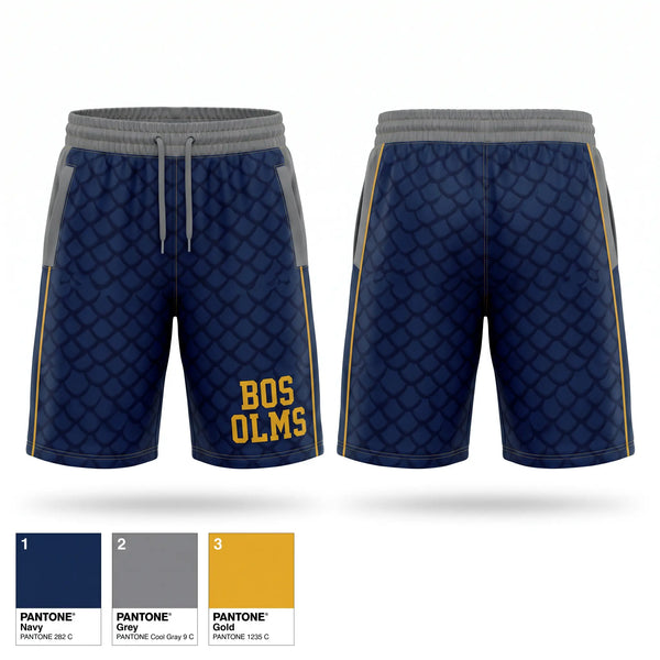 Athletic Shorts With Pockets, BOS OLMS, Police, Teamtime, Team time, sublimation, custom sports apparel, team uniforms, spirit wear, spiritwear, sports uniforms, custom shirts, team store, custom team store, fundraiser sports, apparel fundraiser