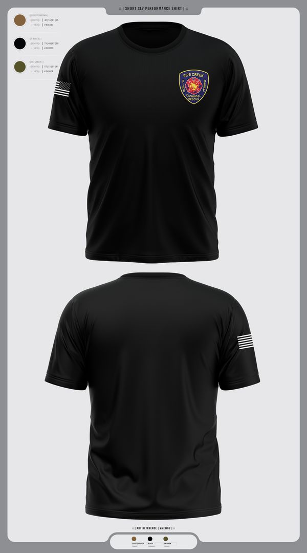 Short Sleeve Performance Shirt, PCFD, , Teamtime, Team time, sublimation, custom sports apparel, team uniforms, spirit wear, spiritwear, sports uniforms, custom shirts, team store, custom team store, fundraiser sports, apparel fundraiser