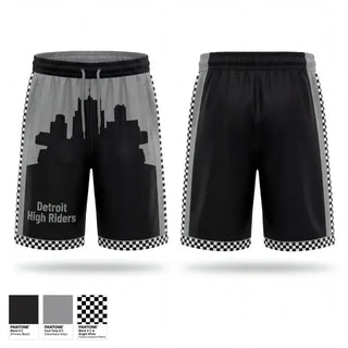 Athletic Shorts With Pockets, Detroit High Riders, , Teamtime, Team time, sublimation, custom sports apparel, team uniforms, spirit wear, spiritwear, sports uniforms, custom shirts, team store, custom team store, fundraiser sports, apparel fundraiser