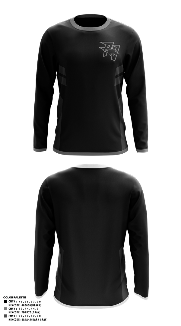 Long Sleeve Performance Shirt, Pine View Panthers Wrestling, Wrestling, Teamtime, Team time, sublimation, custom sports apparel, team uniforms, spirit wear, spiritwear, sports uniforms, custom shirts, team store, custom team store, fundraiser sports, apparel fundraiser