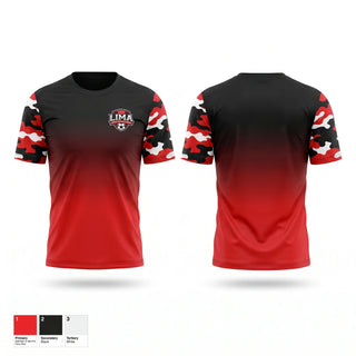 Soft Poly Tee Cotton Like Feel, Lima Area Adult Soccer, Men's Soccer, Teamtime, Team time, sublimation, custom sports apparel, team uniforms, spirit wear, spiritwear, sports uniforms, custom shirts, team store, custom team store, fundraiser sports, apparel fundraiser
